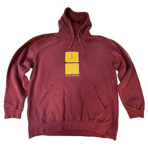 UM University of Minnesota Golden Gophers Burgundy P2 Hoodie Size XL